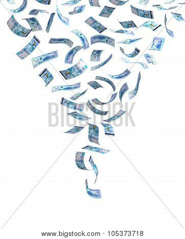 Flying Kazakh Tenge