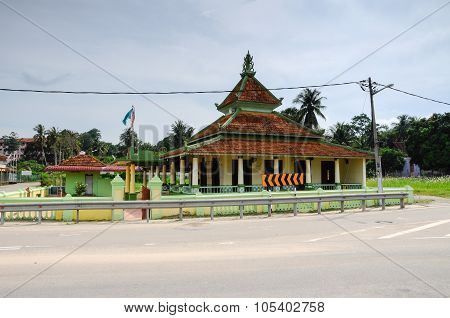 Air Barok Mosque at Jasin Malacca, Malaysia