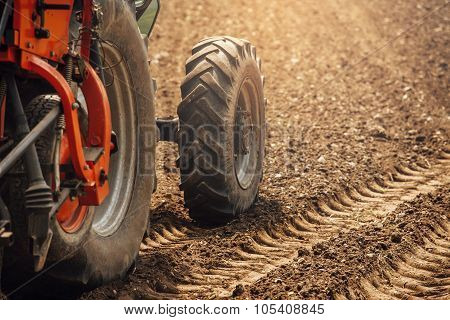 Tractor In The Fields