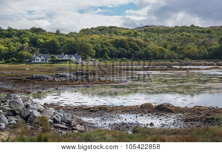 Seascape in the West Highland of Scotlands