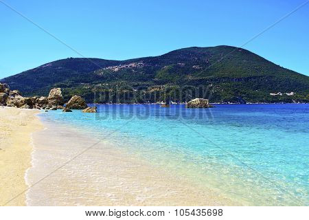 Afales Bay in Ithaca Greece