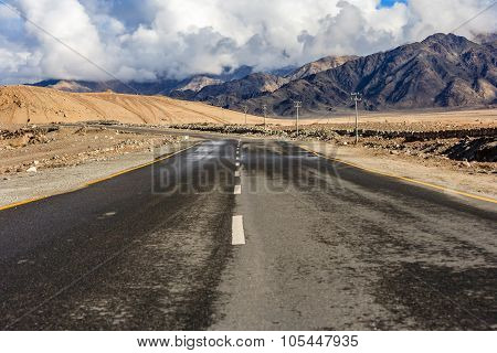Beautiful landscape at Ladakh province, north India