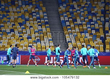 Fc Chelsea Training Session At Nsc Olimpiyskyi Stadium