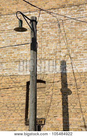 Street lamp of Riga Ghetto