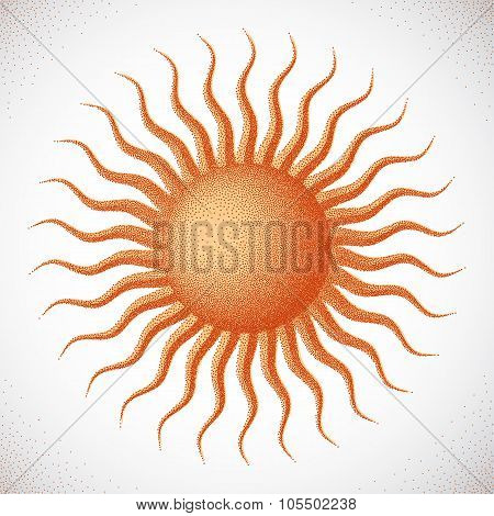 Sun Halftone style