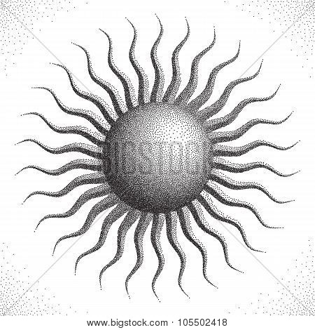 Sun Halftone style