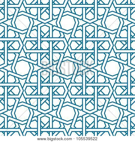 Islamic pattern vector. Seamless traditional eastern style.