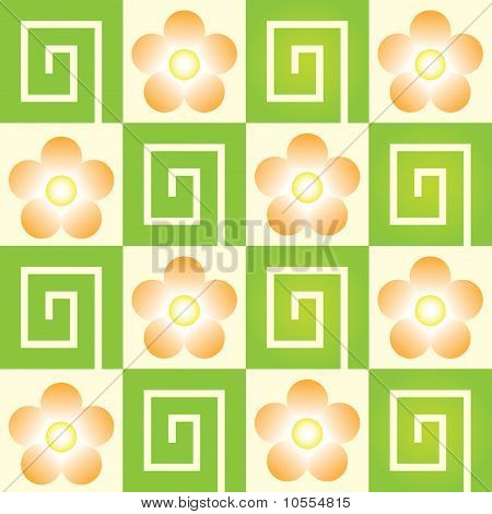 ornamento floreale continuo