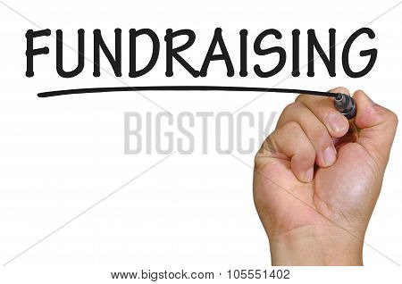 Hand Writing Fundraising