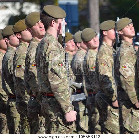 Troops of the Royal Anglian Regiment