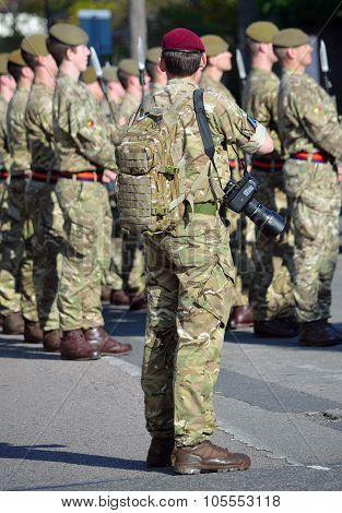 Army photographer