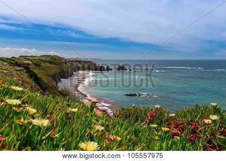 Seascape Beach Village Milfontes. In Portugal Area Alentejo.