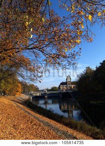 Old hydroelectric power, Hradec Kralove, Czech Republic