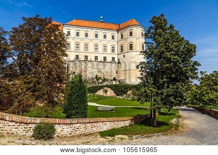 Side Wall Of Mikulov Castle -  Czech Republic