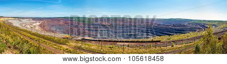 Mikhailovsky Iron Mine Within Kursk Magnetic Anomaly, Russia