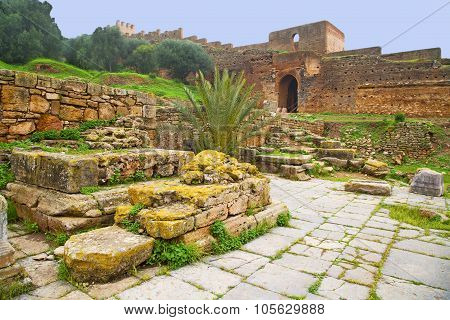 Chellah  In Morocco Africa The