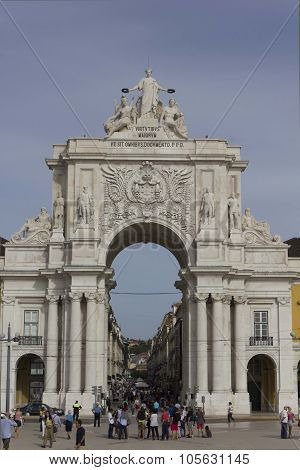 Placa Do Comercio In Lisbon