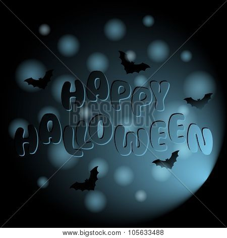 Happy Halloween Vector Background.
