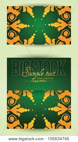 Vintage business cards, invitations or announcements.