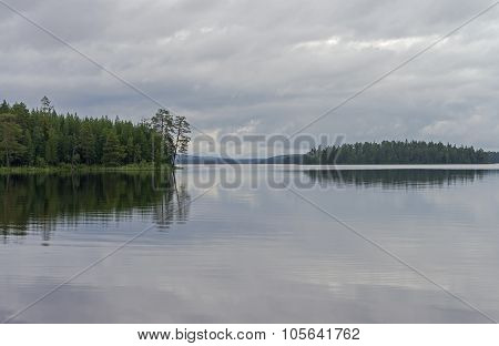 Cloudy Day On The Lake