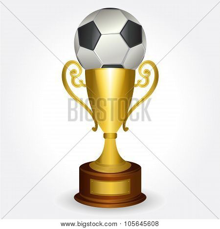 Ball and trophy