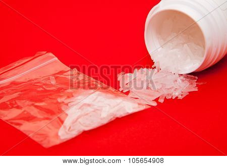 Methamphetamine also known as crystal meth