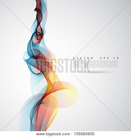 Vector abstract smoke background.