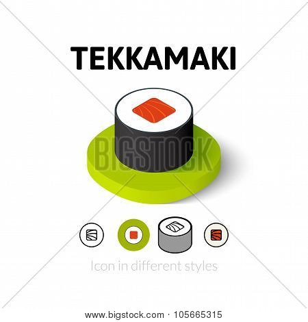 Tekkamaki icon in different style