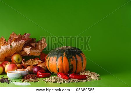 Pumpkin With Onion And Pepper
