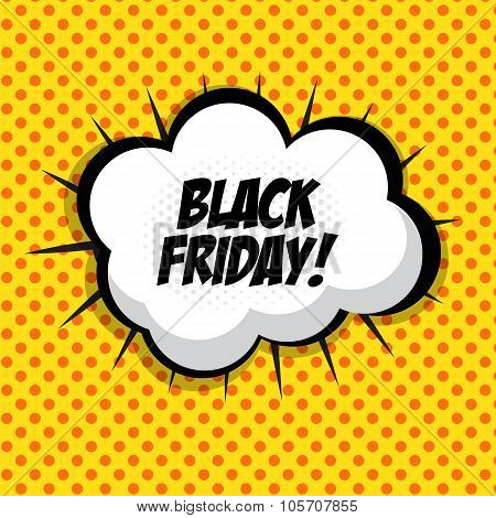 Black Friday Sale Vector Illustration