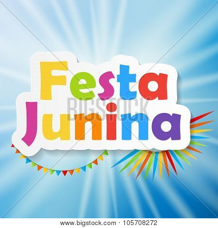 Festa Junina Background Vector Illustration