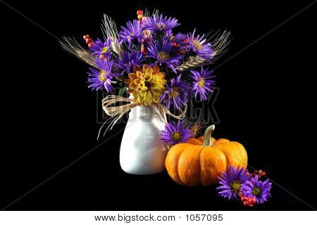 Lila Aster In Vase