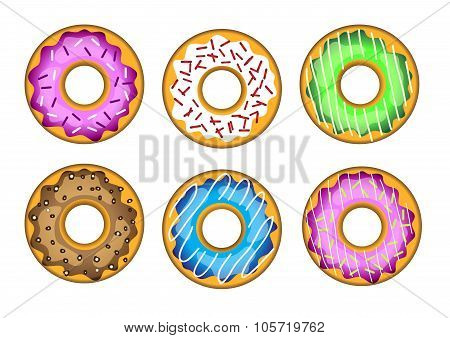Vector Tasty Donuts