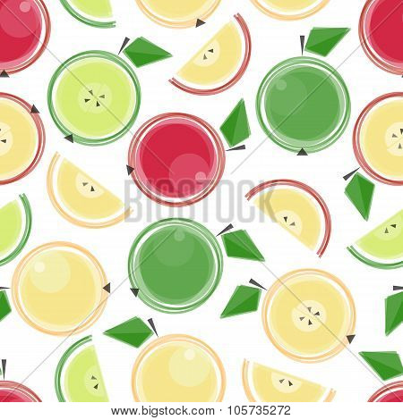 pattern with apples