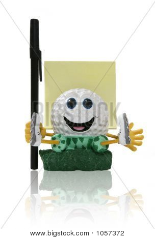 Golfball Notepad