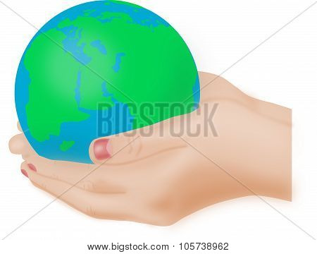 The globe in your hands