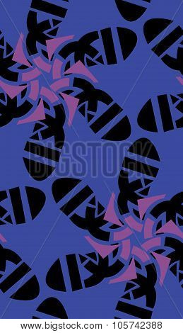 Black Star Shape Pattern