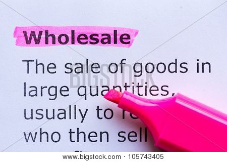 Wholesale