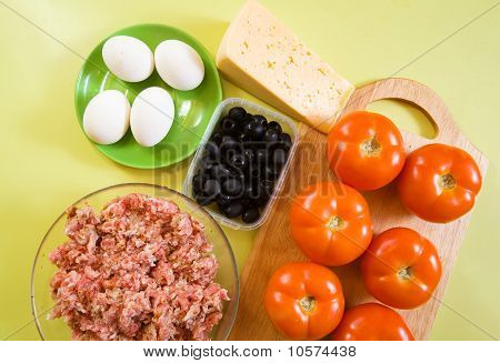 Lebensmitteln für Farci Tomaten