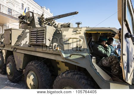 Exhibition Of Military Equipment In Kiev