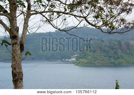 Surat Thani, Thailand - January 19, 2014: Ratchaprapha Dam In Khao Sok National Park
