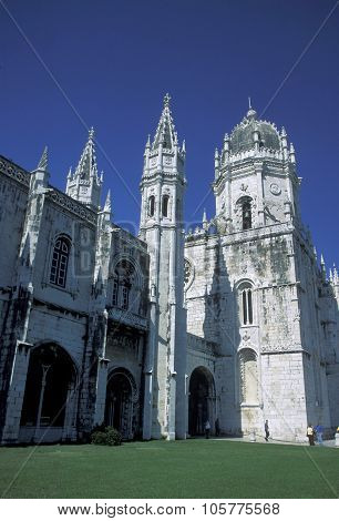 Europe Portugal Lisbon Belem Jeronimos Monastery