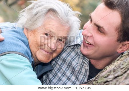 Grandma And Her Grandson