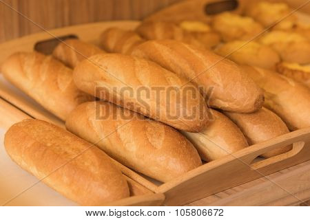 Fresh Bread In Basket