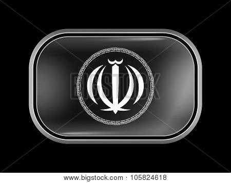 Iran Variant Emblems. Rectangular Shape With Rounded Corners