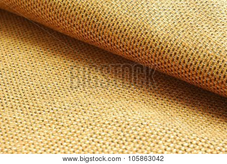 orange Chenille fabric background