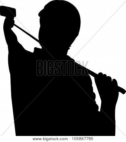 taking selfie, silhouette vector