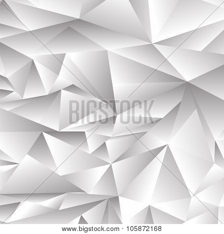 Abstract Grey Polygonal Background