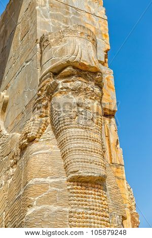 Persepolis Lamassu statues