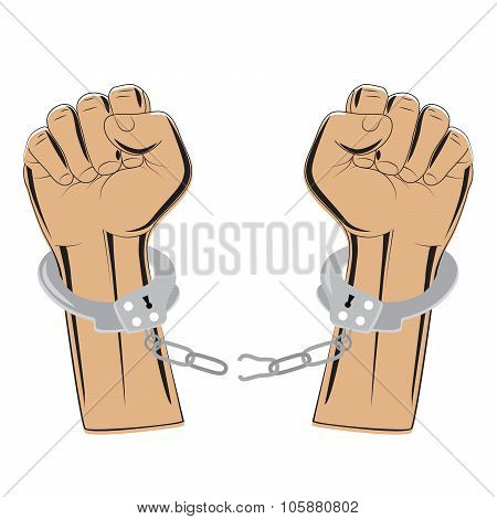 broken handcuffs